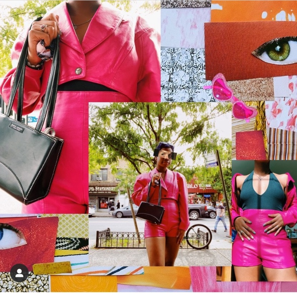 North Beach Vintage Leather Jacket and Shorts Set